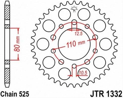 Pinion Lant Mare 45 Dinți JTR1332, Moto Honda CB 500 (1993 - 2004)
