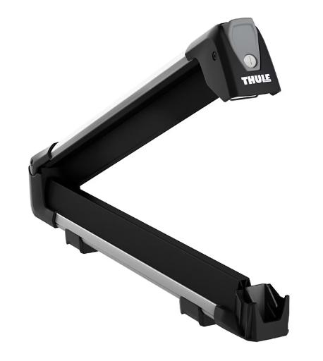 Suport pentru schiuri și snowboard THULE SnowPack 732200, compatibil cu bare transversale, capacitate de 2 perechi de schiuri sau 1 placă de snowboard