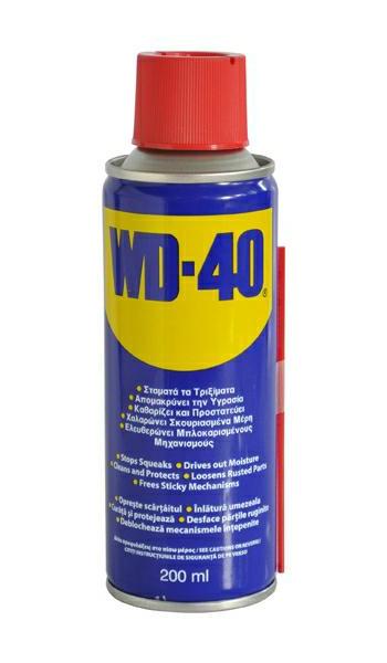 Lubrifiant universal WD-40, spray de 200 ml, fără silicon