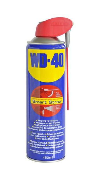 Lubrifiant multifuncțional WD-40 SmartStraw 780003, 450 ml, fără silicon