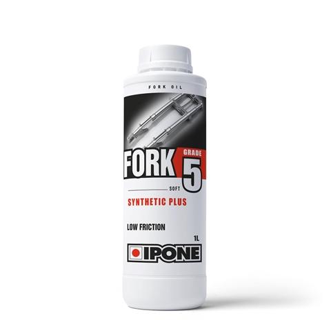 Ulei de Furcă Moto IPONE 5W Fork Synthetic Plus 5 - 1L (Cod: 800212IP)
