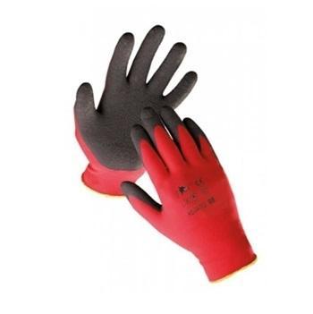 Mănuși de lucru cu strat de latex WD40, negru/roșu, mărime XL/10