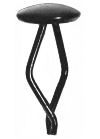 Set 25 cleme auto RESTAGRAF A374, plastic, culoare negru