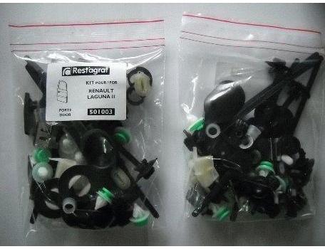 Set clipsuri auto pentru montaj ușă RESTAGRAF A501003, plastic, compatibile cu Renault Laguna II