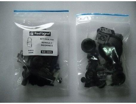 Set clipsuri auto pentru montaj ușă RESTAGRAF A501010, plastic, compatibil Renault Megane I