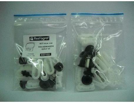 Set clipsuri auto pentru montaj hayon, compatibile cu Volkswagen Golf III, RESTAGRAF A507101