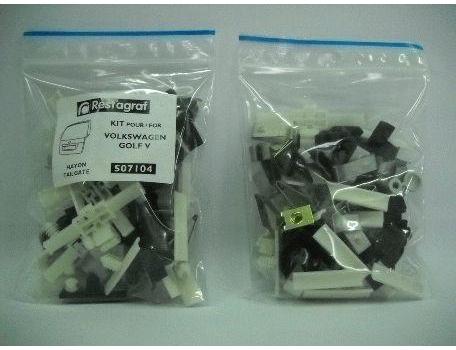 Set clipsuri auto RESTAGRAF A507104 pentru montaj hayon, compatibil cu Volkswagen Golf V