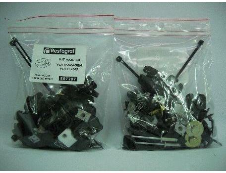 Set clipsuri montaj bară față RESTAGRAF A507207, plastic, compatibile cu Volkswagen Polo, 2005-2009