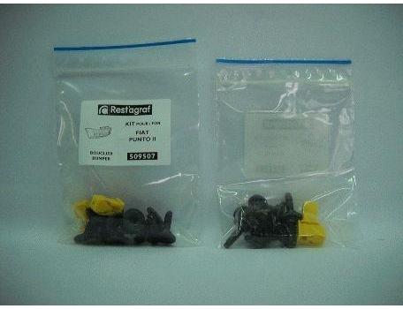 Set clipsuri montaj bara față RESTAGRAF A509507, plastic, compatibil Fiat Punto II, 1999-