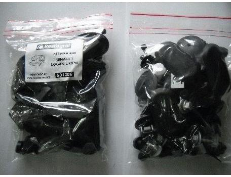 Set clipsuri de montaj hayon RESTAGRAF A519103, plastic, compatibile cu Skoda Octavia II