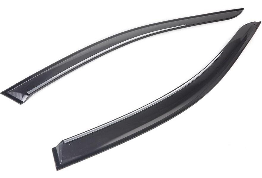 Set 2 paravanturi auto fumurii CLIMAIR CLI003P0093, montare față, compatibile cu Skoda Kamiq NW4, SUV, 5 uși, model 2019-