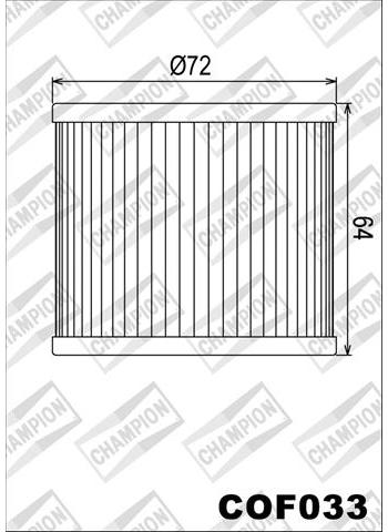 COF033 FILTRU ULEI MOTO - COMPATIBIL CU CHAMPION, SUZUKI GSF, GR, GS, GSX