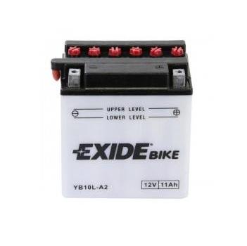 Baterie moto EXIDE Conventional EBYB10L-A2, 12 V, 11 Ah, 130 A curent de pornire