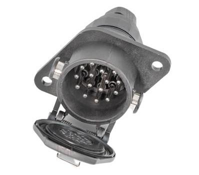 Conector auto 15 pini MVM EPS023, ADR, 24 V, negru