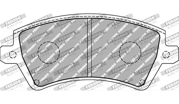 Set Plăcuțe Frână Racing Moto - Ferodo Racing FCP1573H