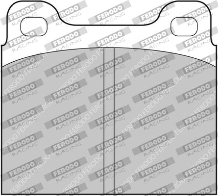 Plăcuțe de frână FERODO RACING FCP2H