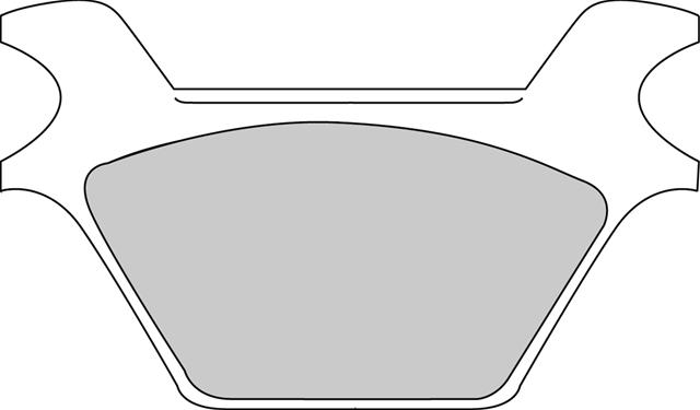 Set plăcuțe frână sinterizate off-road moto FDB2001SG - Ferodo Racing, compatibil Harley-Davidson