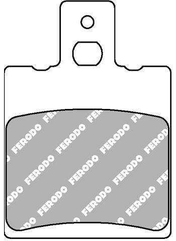 Set Plăcuțe Frână Organice Moto FDB2081AG - Ferodo Racing pentru Aprilia, Benelli, Malaguti, Beta