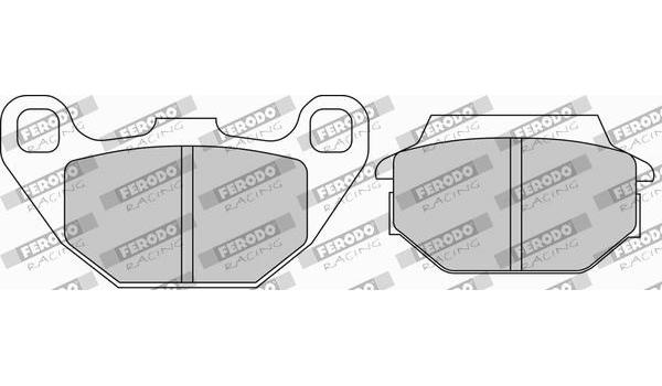 Plăcuțe frână FERODO RACING FDB2096SG