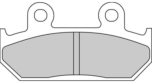 Set Plăcuțe Frână Organice Moto FDB2113P - Ferodo Racing, pentru Honda CBR 600 F (1991 - 1999)
