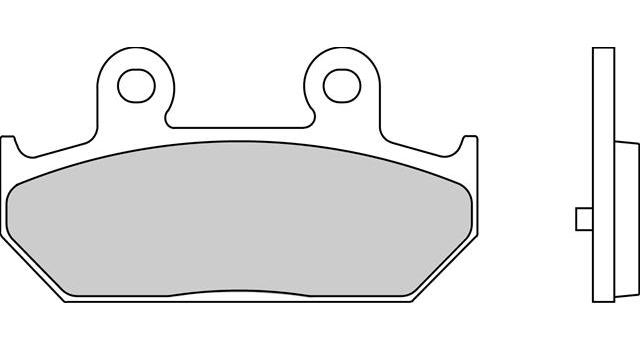Set Plăcuțe Frână Sinterizate pentru Motociclete - Ferodo Racing, Suzuki AN Burgman FDB2173ST