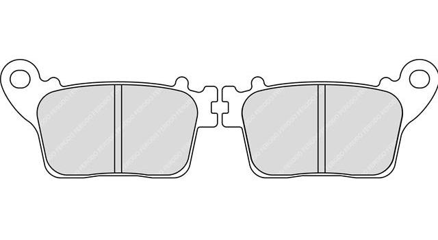 Set Plăcuțe Frână Sinterizate Moto FDB2221ST - Ferodo Racing, Compatibile cu Kawasaki, Yamaha, Honda, Suzuki