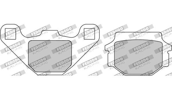 Plăcuțe de frână FERODO RACING FDB314EF