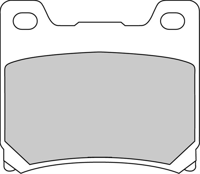 Set Plăcuțe Frână Eco Friction Moto FDB337EF - Ferodo Racing, compatibil cu Yamaha BT, FJ, FZ, FZR, FZX, TRX, XJ, XV