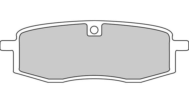 Set Plăcuțe Frână Organice Moto FDB411P - Ferodo Racing, Yamaha TT, YZ