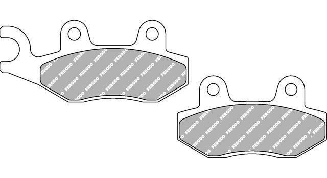 Set Plăcuțe Frână Eco Friction Moto - Ferodo Racing pentru Cagiva, Hyosung, Triumph FDB497EF