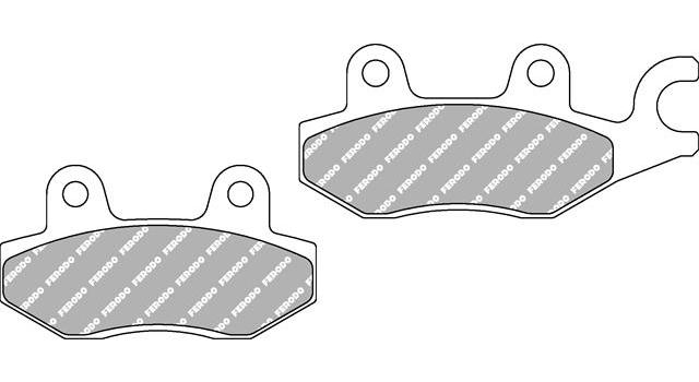 Set Plăcuțe Frână Eco Friction Moto FDB631EF - Ferodo Racing, compatibil cu Cagiva, Daelim, Hyosung, Kawasaki, Yamaha, Honda, Suzuki, Triumph