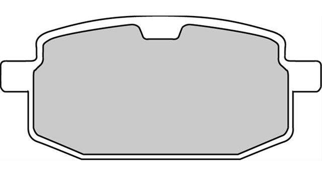 Set Plăcuțe Frână FDB636AG LSNBB Moto - Ferodo, compatibil cu Malaguti, MBK, Yamaha, Fantic, Italjet, Peugeot