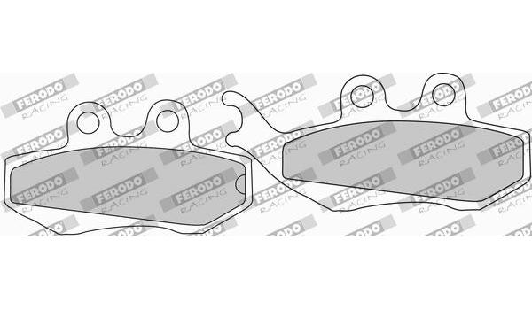 Plăcuțe de frână FERODO RACING FDB677P