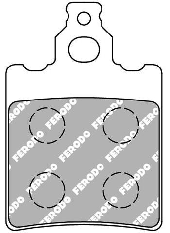 Set Plăcuțe Frână Organice Moto FDB694AG - Ferodo Racing pentru Aprilia, Cagiva, Gilera, Fantic, Keeway