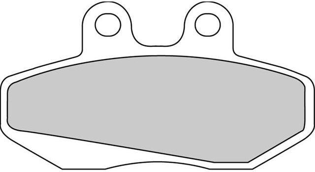 Set Plăcuțe Frână Organice Moto FDB706P - Ferodo Racing, compatibil cu Aprilia, Cagiva, Sachs, Peugeot, Rieju