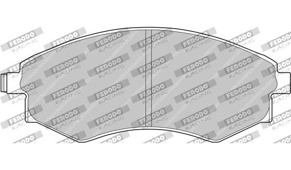 Plăcuțe de frână FERODO RACING FDS600