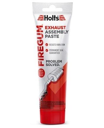 Pasta de asamblare pentru evacuare HOLTS Firegum FG5SKR, 150 g, rezistentă la vibrații, albă