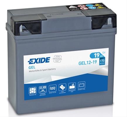 Acumulator Moto GEL12-19EXI +DR - EXIDE