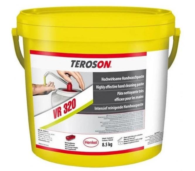 Pasta de curățare pentru mâini TEROSON VR 320, 8.5 kg, cu rumeguș moale, biodegradabilă, cod 2185111