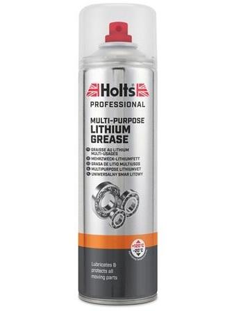 Spray cu vaselină de litiu HOLTS, 500 ml, gri, cod HMAI0101A