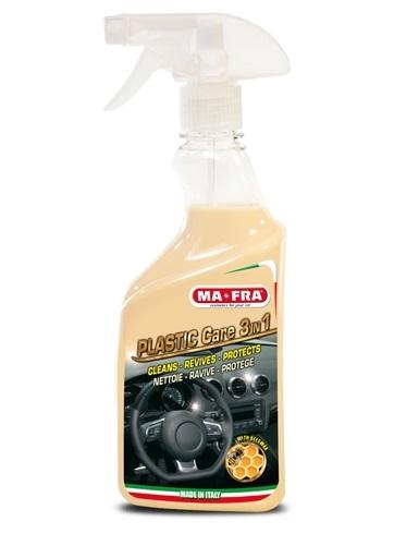 Soluție pentru curățarea suprafețelor din plastic MA-FRA Plastic Care 3 în 1 HN044, cu parfum, 500 ml