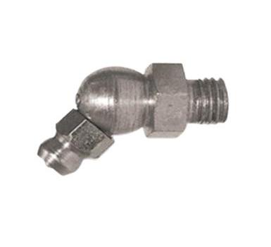 Capăt unghiular pentru gresor 45 de grade MVM LGN011, M8, metal