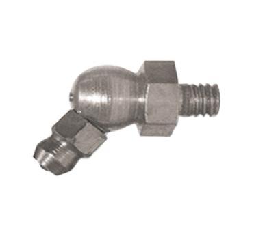 Capăt gresor unghiular 45 grade MVM LGN021, M10, metalic