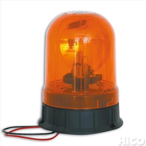 Girofar cu montare prin șuruburi BORG HICO LOB102, alimentare la priza auto 12/24V