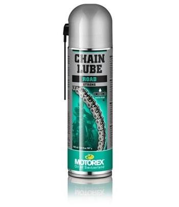 Spray de ungere pentru lanț MOTOREX Chainlube Road Strong MTR 302347, 500 ml, alb
