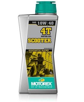 Ulei motor sintetic pentru scutere MOTOREX 4T 10W40, volum 1 litru, MTR 308264