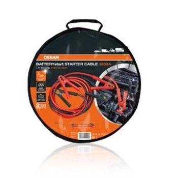 Set Cabluri de Pornire Auto OSRAM OSC500A, 12/24V, 1200A, 5m, Cleme Crocodil Izolate, 50mm