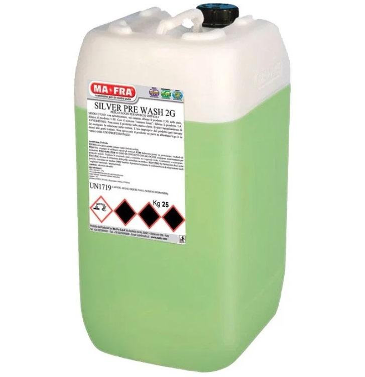 Detergent auto pentru prespălare MA-FRA Silver Pre Wash 2G P0523MA, recipient de 25 litri
