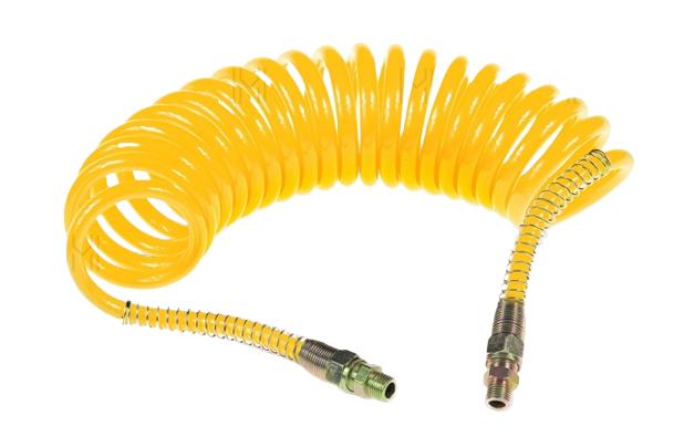 Furtun Spiralat pentru Aer Comprimat MVM PBC000, M16, Culoare Galbenă