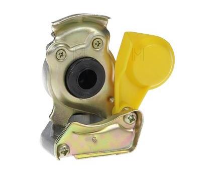 Cuplă de aer cu supapă MVM PBC014, M16, galbenă
